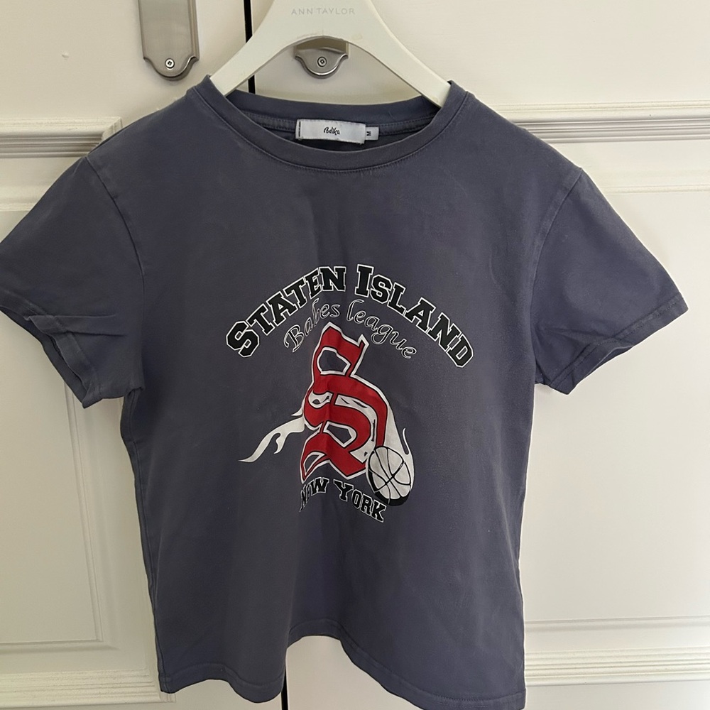 Adika Blue Short Sleeve Tee